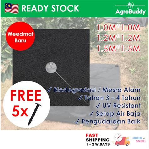 Pcs 1M 1 2M 1 5M AgroBuddy Non Woven Fabric Biodegradable Weed