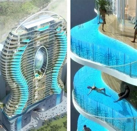 Zwembalkons In Mumbai Each Room Has Its Own Swimming Pool What A Cool