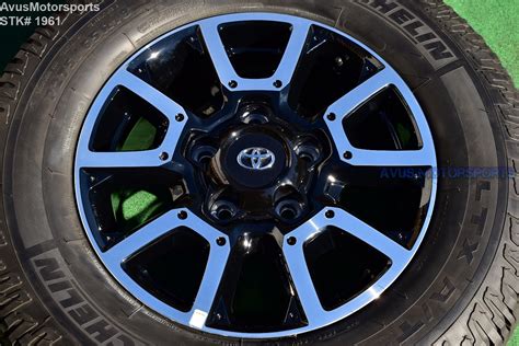 18" Toyota Tundra Off Road OEM Factory Wheels Tires TRD offroad Sequoia