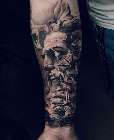 Gorgeous Poseidon Tattoos You Should Try Xuzinuo Page