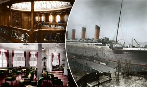 The Titanic in colour: Amazing images bring historic passenger liner ...