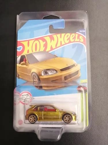 Sth Hot Wheels 99 Honda Civic Type R Ek9 Super Treasure Hunt Cuotas Sin Interés