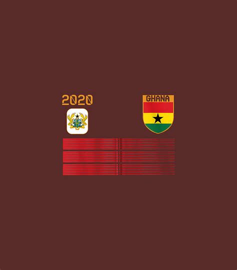 Ghana Football Jersey 2020 Ghana Soccer Digital Art by Jaimer Eleon ...