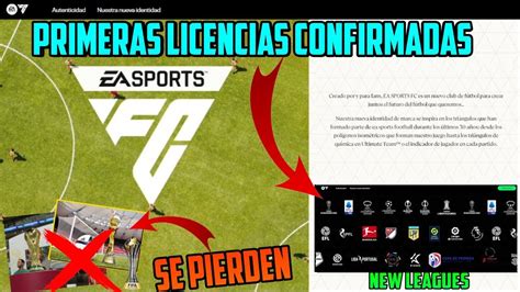 Oficial Primeras Licencias Confirmadas En EA SPORTS FC 26 Nuevas