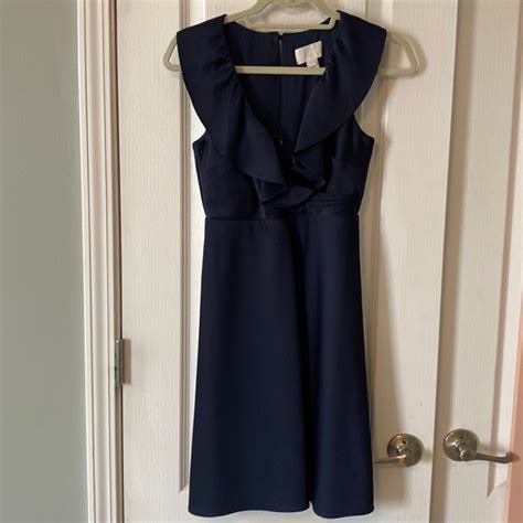 J Crew Dresses Jcrew Navy Satin Dress P Poshmark