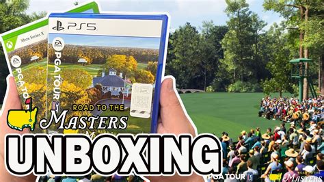 Pga Tour Road To The Masters Ps Xbox Series X Unboxing Youtube