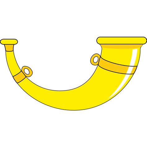 Yellow Horn Free Svg