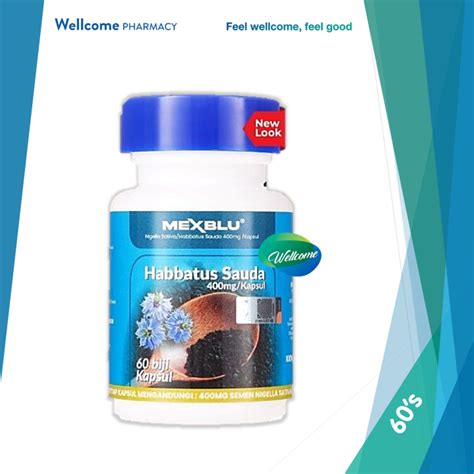 Mexblu Habbatus Sauda Nigella Sativa Mg Capsules S Lazada