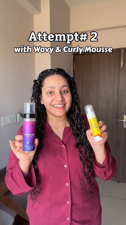 How To Use Mousse On Curly Hair And Wavy Hair Mousse For Volume