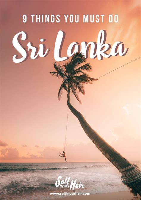 A Palm Tree With The Words 9 Things You Must Do In Sri Lanka