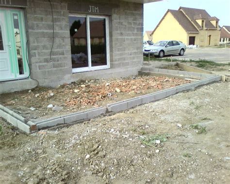 Terrasse Beton Sur Terre Plein