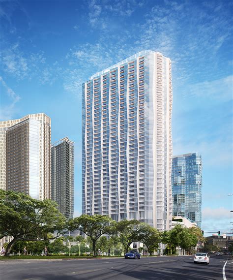 studio gang unveils plans for 'kō'ula' residential tower in hawaii