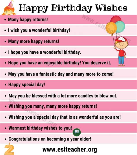 Different Ways To Say Happy Birthday