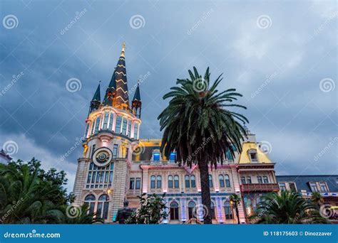 Astronomical Clock Batumi Editorial Stock Photo Image Of Blue 118175603