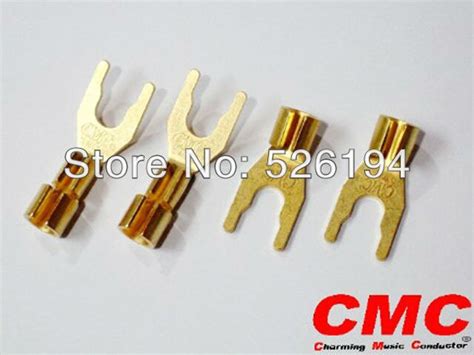 wholesale online HIFI CMC 6005 CU G Y spade speaker connectors spade ...