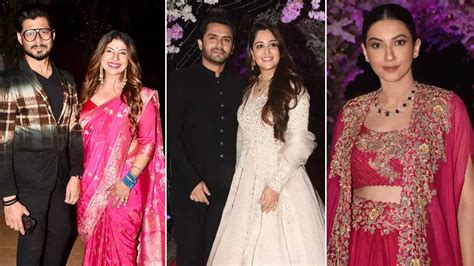 Dipika Kakar Sister In Law Saba Wedding Reception Attended By Tv Celebs Saba Wedding Reception