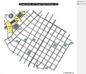 Target Center, Minneapolis MN - Seating Chart View