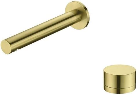 Wall Mounted Bathroom Basin Faucet Rose Gold Black Brushed Gold In Wall Basin Hot Cold Mixer