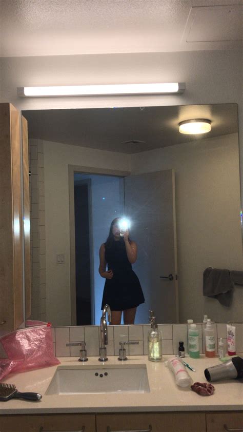 Mirror Selfie In Hotel Wedding Mirror Party Outfits Night Party Outfit Night Club