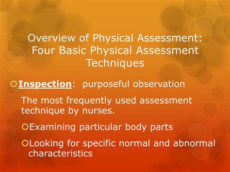 Ppt Chapter 13 Physical Assessment Powerpoint Presentation Free