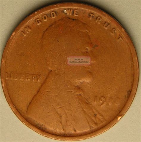 P Lincoln Wheat Penny Cent Lamination Error Coin Ae