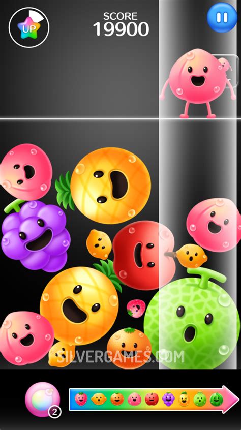 Merge Fruits Spela Online P Silvergames