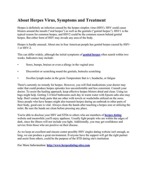 PPT - About Herpes Virus, Symptoms and Treatment PowerPoint