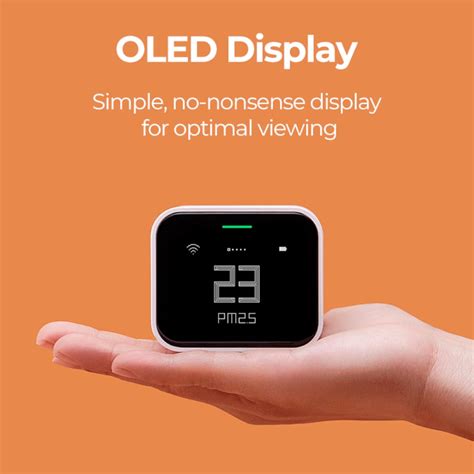 Qingping Lite 5-In-1 Air Quality Monitor PM2.5, PM10, CO2 & More ...