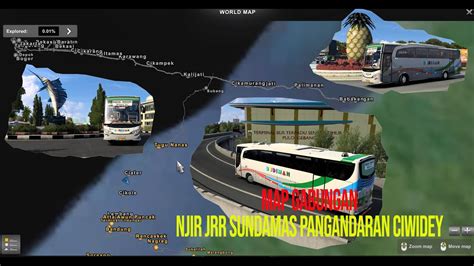 TESTER MAP GABUNGAN NJIR JRR SUNDANESE PANGANDARAN EURO TRUCK