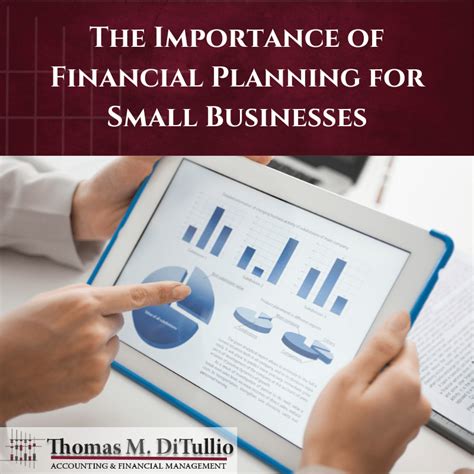 The Importance Of Financial Planning For Small Businesses Tmd Accounting