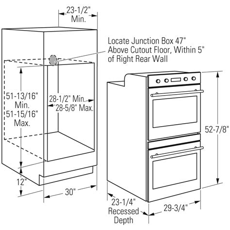 Zet2smss — Ge Monogram® 30 Built In Electronic Convection Double Wall