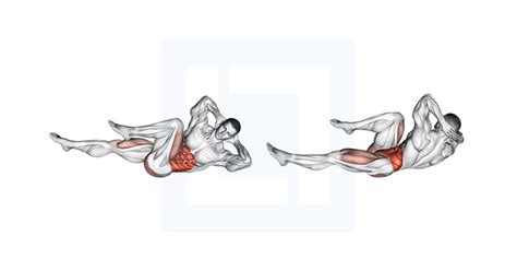 Elbow to Knee | Core muscles, Bicycle crunches, Exercise