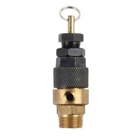 Bclong Bsp Air Compressor Safety Relief Valve Black Pressure