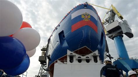 Russia Launches The World S Largest Nuclear Powered Icebreakers CGTN