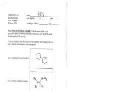 Thummel Test Key Spring Chemistry Name Second Exam