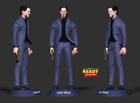 John Wick - 3D Model by Sinh Nguyen