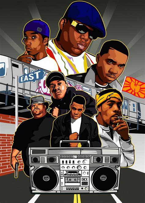 West Coast Rappers Poster