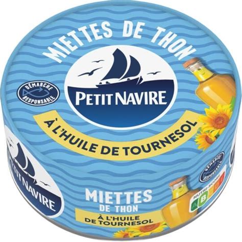 Petit Navire Miettes De Thon L Huile De Tournesol Petit Navire