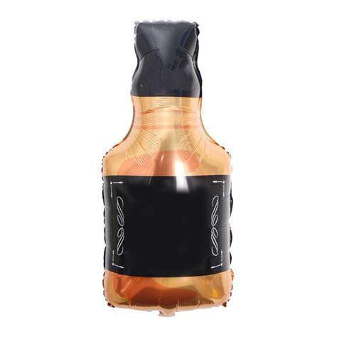 Happy Birthday Whisky Bottle Aluminum Foil Balloon Interesting Party