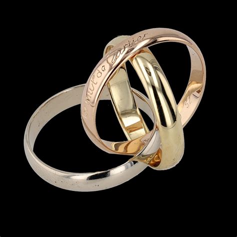 Trinity 3 gold ring