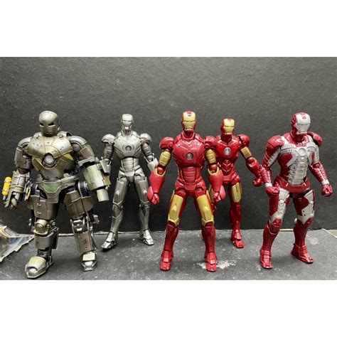 Revoltech Marvel Iron Man Mark 1 2 3 4 5 6 7 42 45 And Midas Shopee