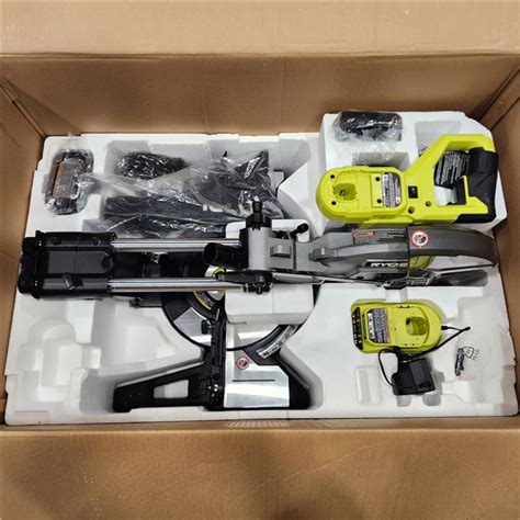 As Is Ryobi One Hp V Brushless Cordless In Sliding Compound