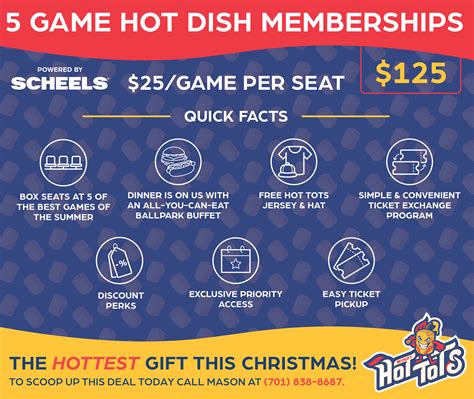 Hot Dish Memberships Minot Hot Tots