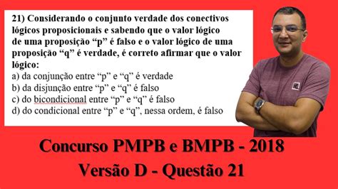 Racioc Nio L Gico Concurso Pmpb E Bmpb Soldado Prova Vers O