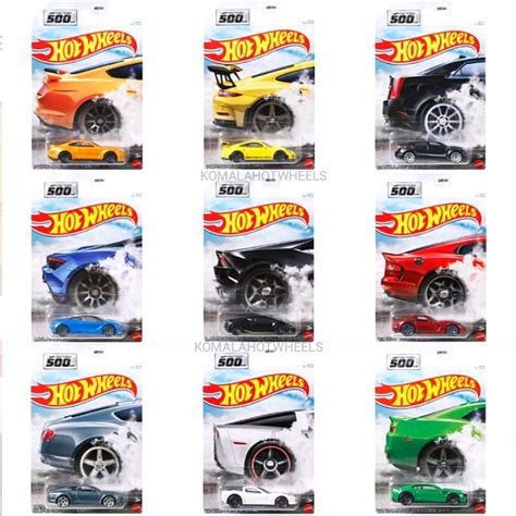 Jual Hot Wheels 500 HP Edition Lamborghini Porsche Ford Cadillac McLaren Shopee Indonesia