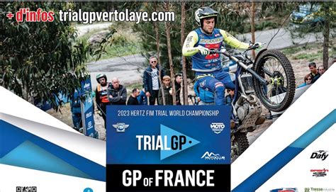 Trial GP de France 2023 affichage et Fourmofolies Planète Trial