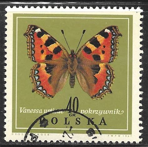 Poland G Small Tortoiseshell Aglais Urticae Cto F Vf