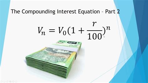 compounding interest equation part  youtube