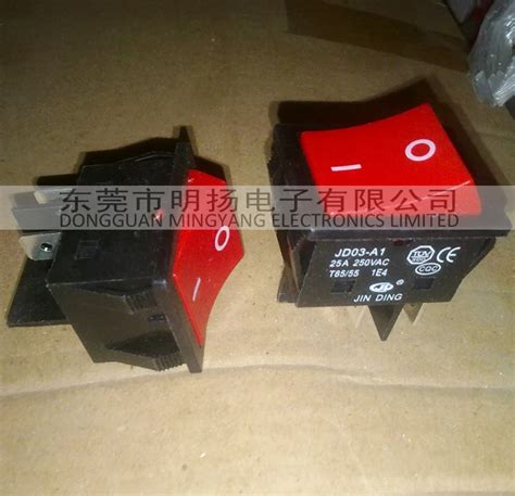 JD03 A1 25A 250VAC Rocker switch three phase inverter welding ...
