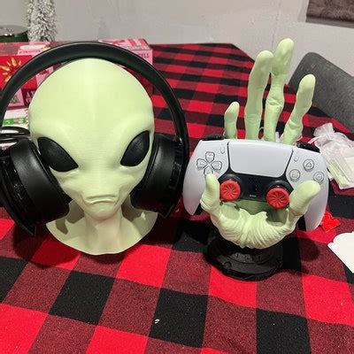 Alien Headphone Stand Fantasy Headset Holder Gaming Accessories Office ...